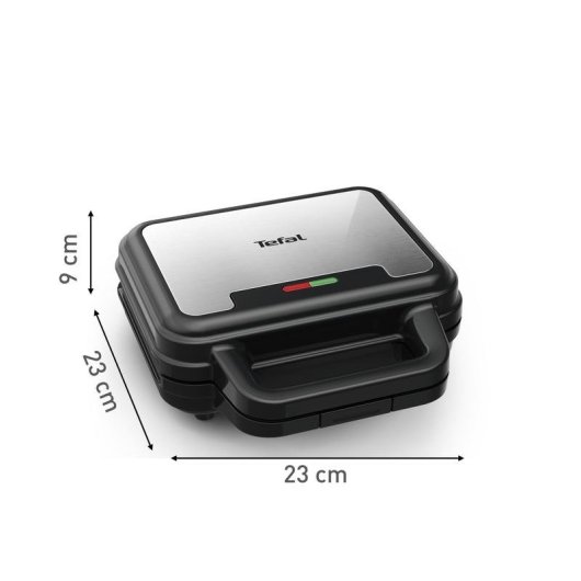 Sandwichera Tefal UltraCompact 3w1 700W con placas intercambiables