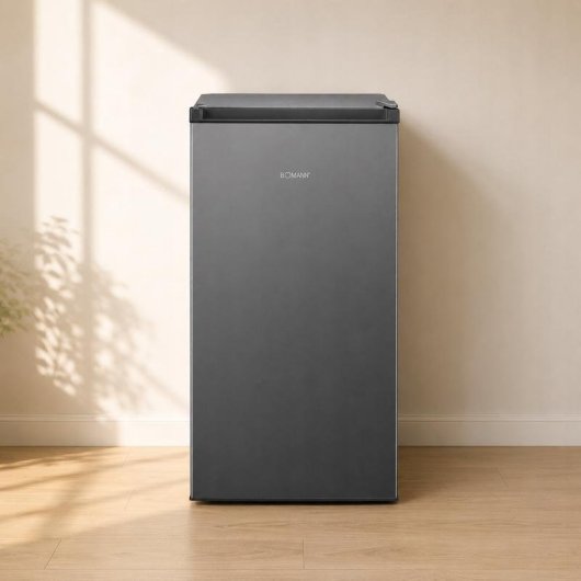 Kühlschrank Einflügler Bomann KS 7257 Defrost 85cm 83L E Graphit