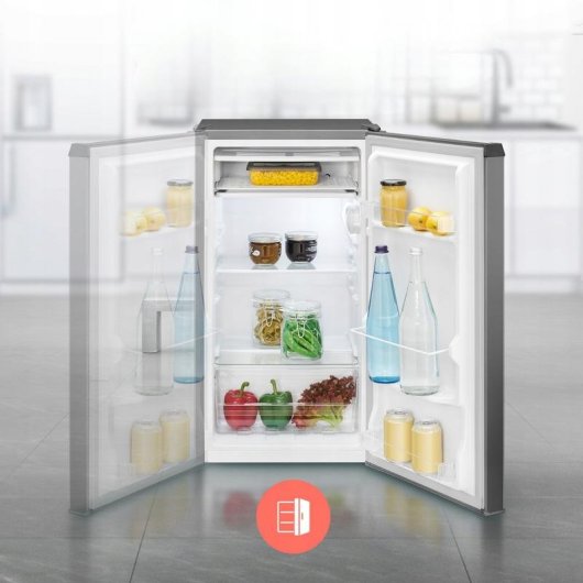 Kühlschrank Einflügler Bomann KS 7257 Defrost 85cm 83L E Graphit