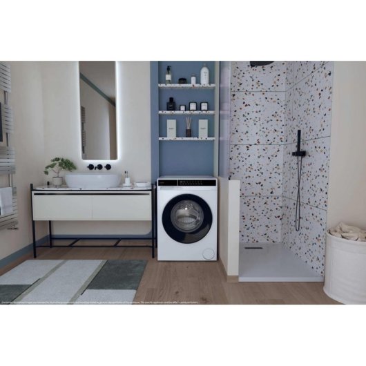 Máquina de Lavar Roupa Candy EY 27SB7-S 7 Kg 1200rpm A Preto e Branco