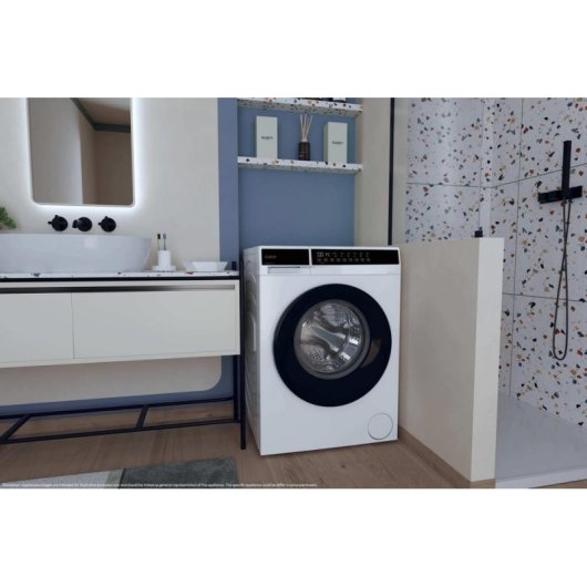Máquina de Lavar Roupa Candy EY 27SB7-S 7 Kg 1200rpm A Preto e Branco