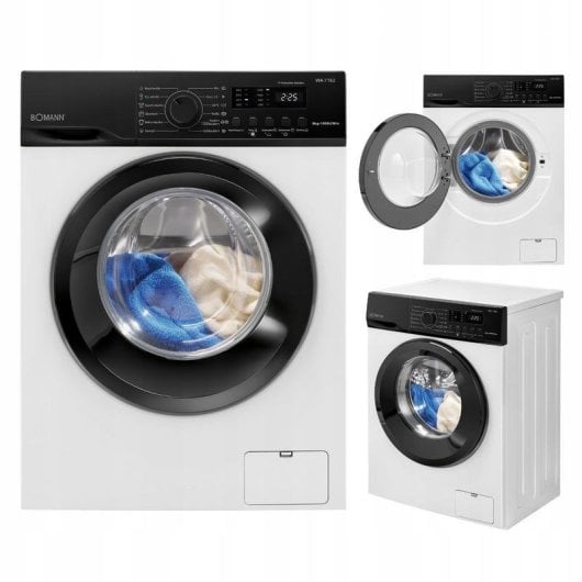 Máquina de Lavar Roupa Bomann WA 7162 6 Kg 1000rpm Classe A Branco Inverter