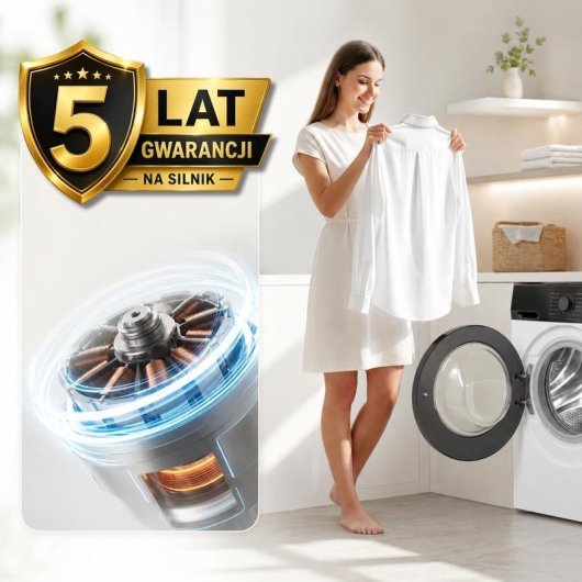 Máquina de Lavar Roupa Bomann WA 7162 6 Kg 1000rpm Classe A Branco Inverter