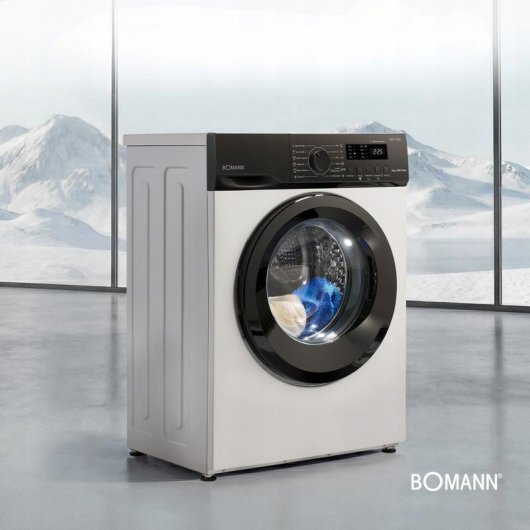 Máquina de Lavar Roupa Bomann WA 7162 6 Kg 1000rpm Classe A Branco Inverter