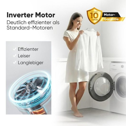 Máquina de Lavar Roupa Bomann WA 7175.1 7 Kg 1400rpm Classe A Branco LED