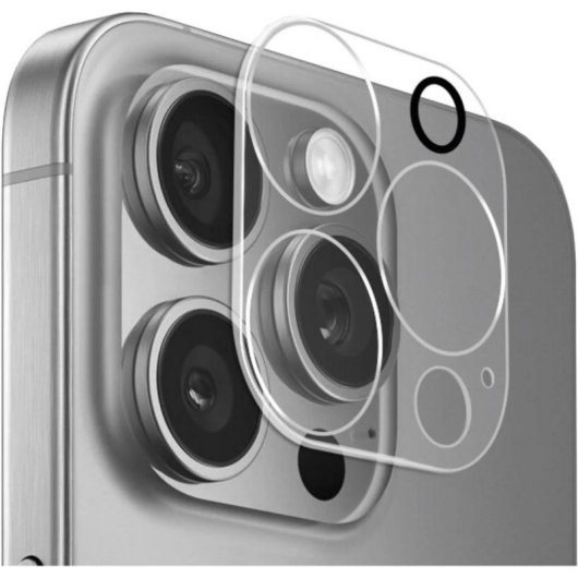 Protector de Cámara PURO para Apple iPhone 16 Pro/16 Pro Max Vidrio Templado 9H