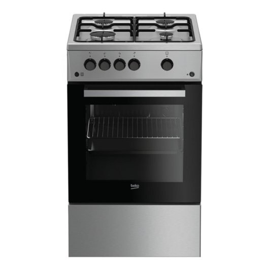 Cucina Independente Beko FSG52020FX Acciaio Inossidabile 4 Fuochi