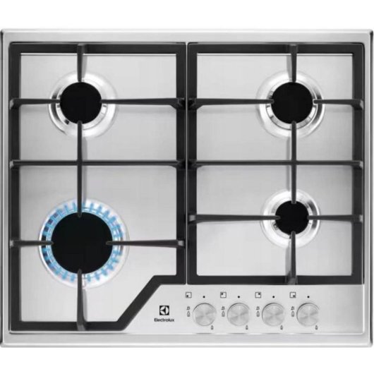 Piastra a gas Electrolux EGS6426SX 4 zone inox