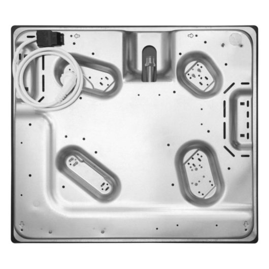 Plaque de gaz Amica PGD6101APR 4 zones inox 59 cm
