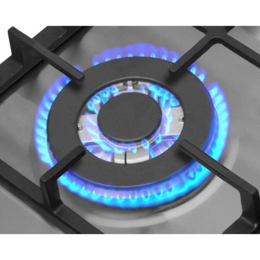 Plaque de gaz Amica PGD6101APR 4 zones inox 59 cm