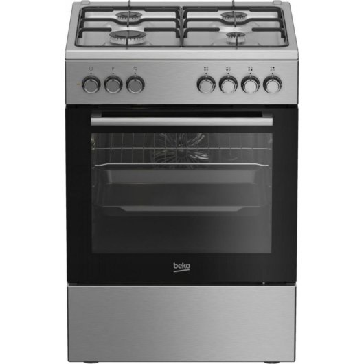 Cuisiniere independante Beko FBE62130GXDN Gaz 4 feux