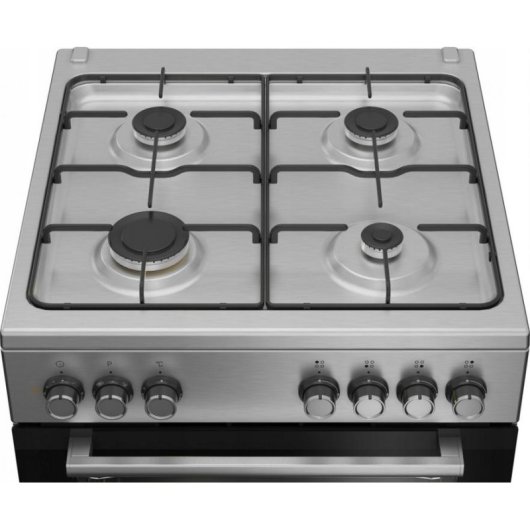 Cuisiniere independante Beko FBE62130GXDN Gaz 4 feux