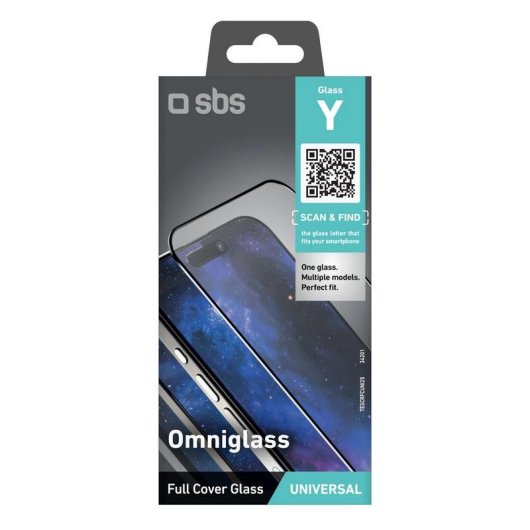 Protetor de tela SBS Omniglass Y Vidro Temperado Universal