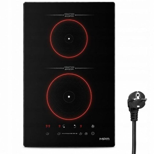 Piastra a induzione MPM Booster 2 zone 30 cm
