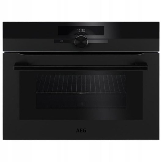Forno Compatto Microonde AEG KMK96708PT Pulizia Manuale 43L 59,5cm A+ Grill Nero