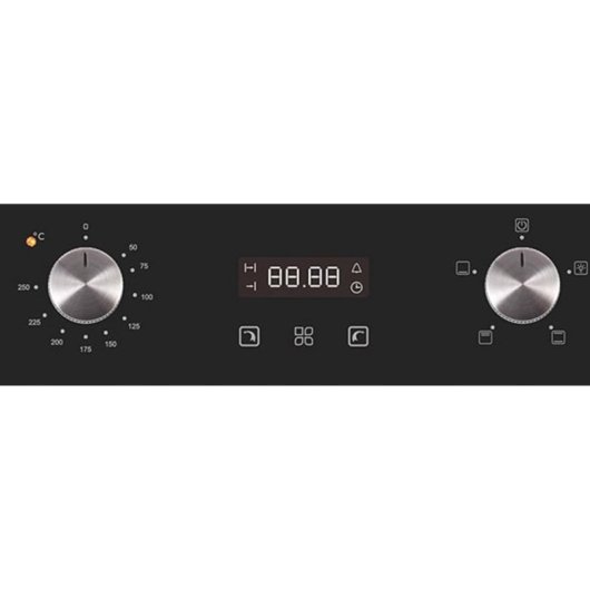 Horno Compacto MPM MPM-45-BO-23C 50L 45cm Hidrolítico A Grill Negro
