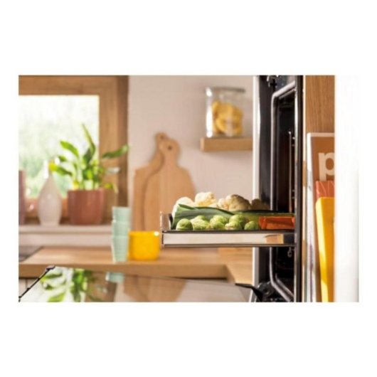 Horno Multifunción Gorenje BOSB6737E06X 77L 59,5cm Limpieza Manual A Vapor y Pizza Inox
