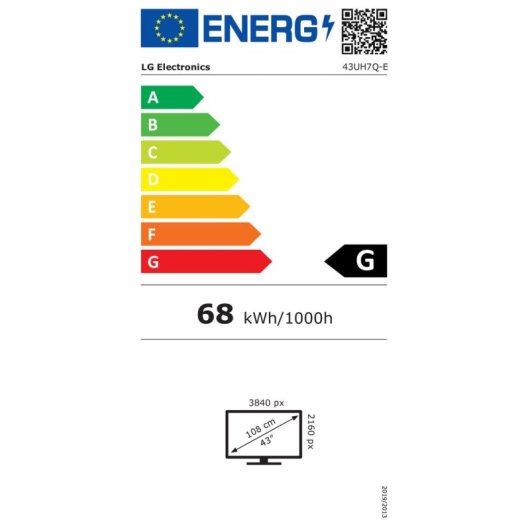 Monitor LG 43UH7Q-E 43" UltraHD 4K 60Hz LED ADS HDR10 Altavoces Integrados