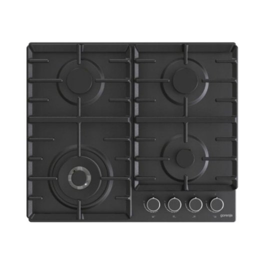 Piano cottura a gas GW642AB Gorenje 4 fuochi griglie ghisa