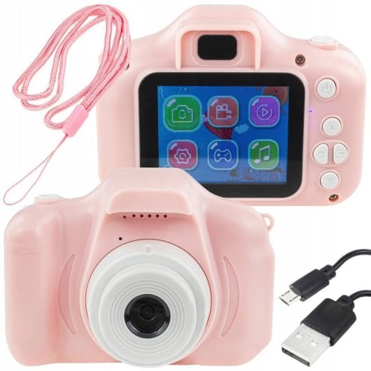 Cámara digital para niños Denver KCA-1340RO 2" LCD 40 MP Rosa