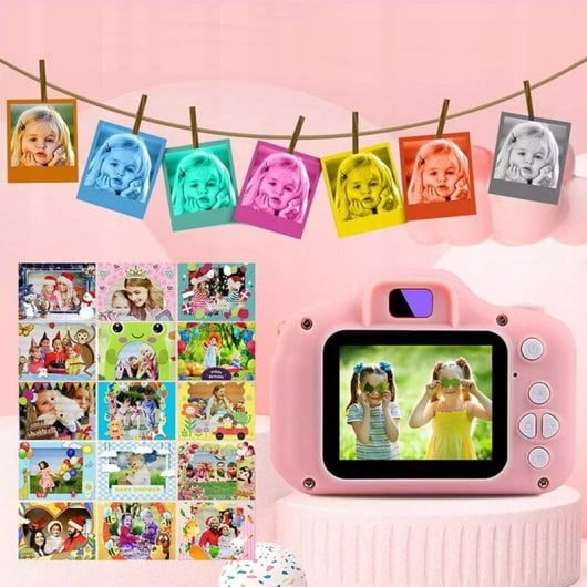 Cámara digital para niños Denver KCA-1340RO 2" LCD 40 MP Rosa