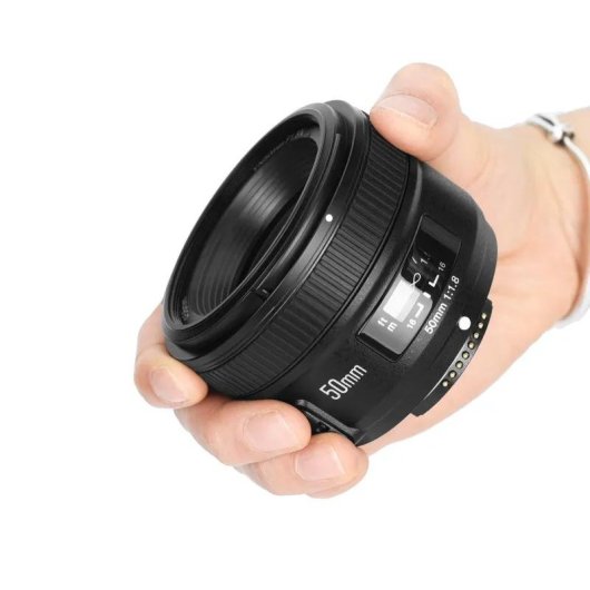 Objektiv Yongnuo YN-50mm F1.8 Autofokus Nikon F Bajonett Schwarz