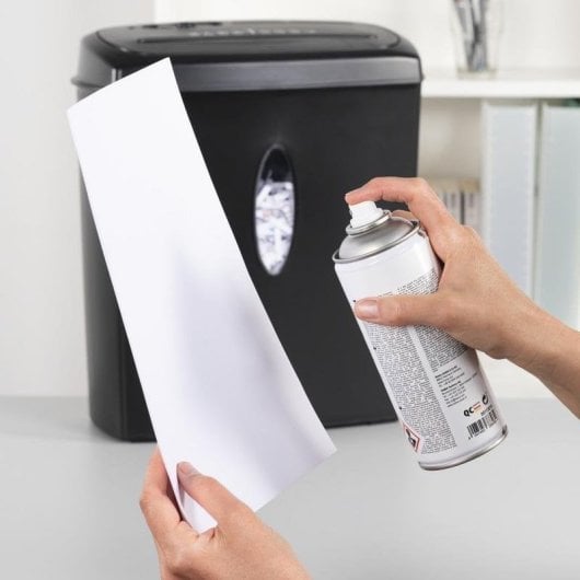 Pack Trituradora de papel Hama Safe X40-B Corte cruzado 4x33mm 7L 64 dB + Spray limpiador 400ml