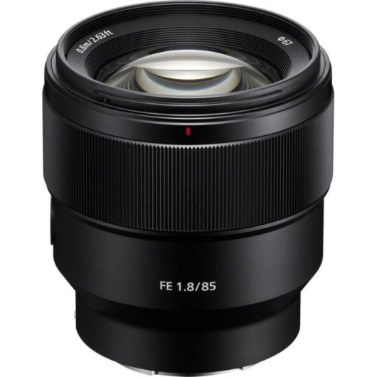 Objectif Sony SEL85F18 85 mm f/1.8 Stabilisé Monture E Pare-soleil Noir