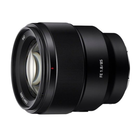 Objectif Sony SEL85F18 85 mm f/1.8 Stabilisé Monture E Pare-soleil Noir