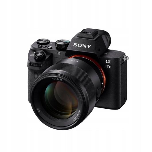 Objectif Sony SEL85F18 85 mm f/1.8 Stabilisé Monture E Pare-soleil Noir