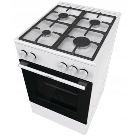 Cuisiniere gaz Gorenje GG5A10WFFM 70 L BigSpace SuperSize blanc