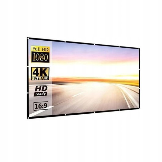 Ecran de projection Maclean MC-167 150 pouces 16:9 pliable