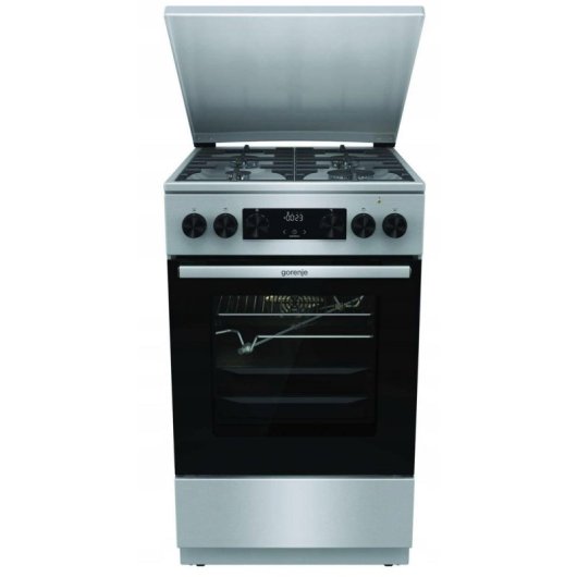 Cuisinière Gorenje GKS5C71XF 50 cm 4 feux gaz four électrique 70L