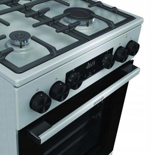 Cuisinière Gorenje GKS5C71XF 50 cm 4 feux gaz four électrique 70L