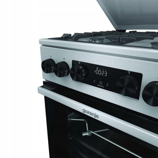 Cuisinière Gorenje GKS5C71XF 50 cm 4 feux gaz four électrique 70L