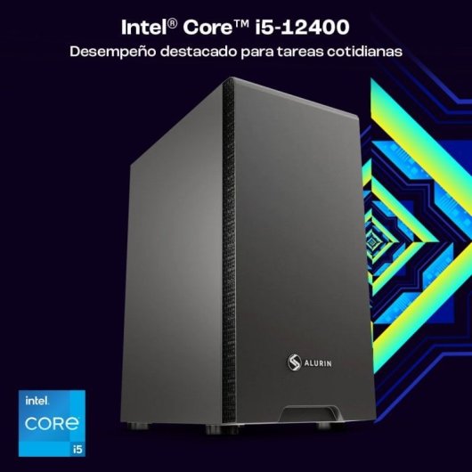 PcCom Work Intel Core i5-12400 / 16GB / 500GB SSD V2 / W11 Home + Teclado + Ratón + Monitor 24" FHD