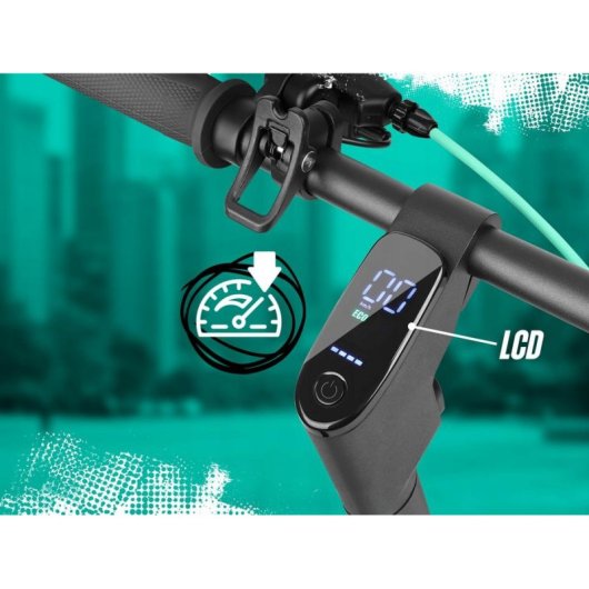 Patinete électrique NEVIQ Horizon 500W Autonomie 38km Roues 10" Frein disque Noir