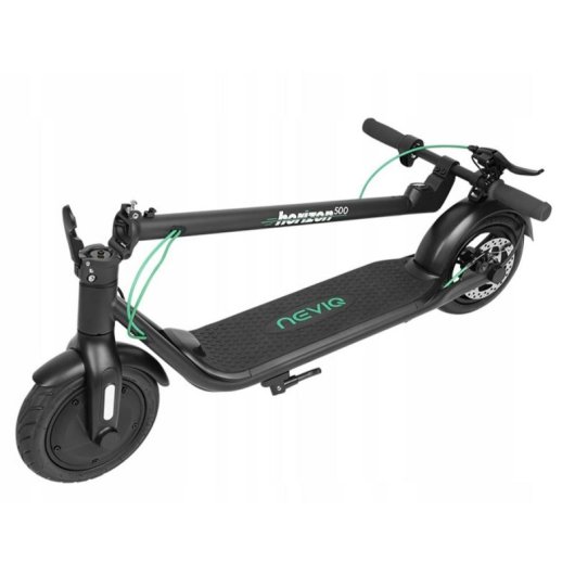 Patinete électrique NEVIQ Horizon 500W Autonomie 38km Roues 10" Frein disque Noir
