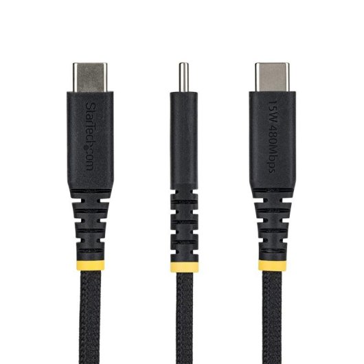 Cable de Carga StarTech USB-A a USB-C 1m 15W 3A Trenzado de Nailon