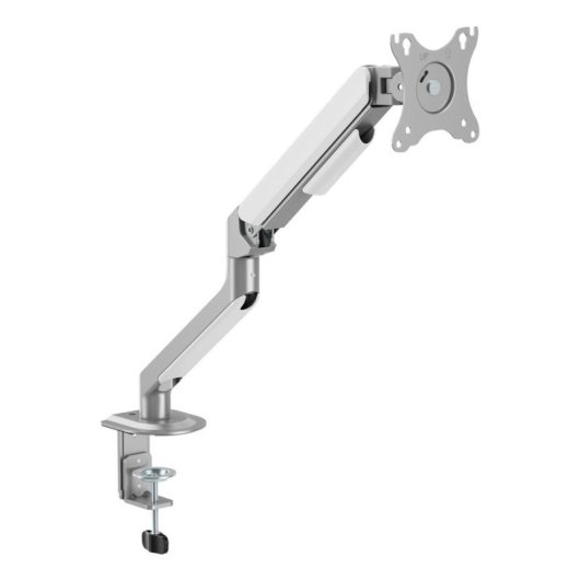 White Shark AKHENATEN Support Moniteur 17 à 32" VESA 75x75 à 100x100 Max 9Kg Bureau Argent