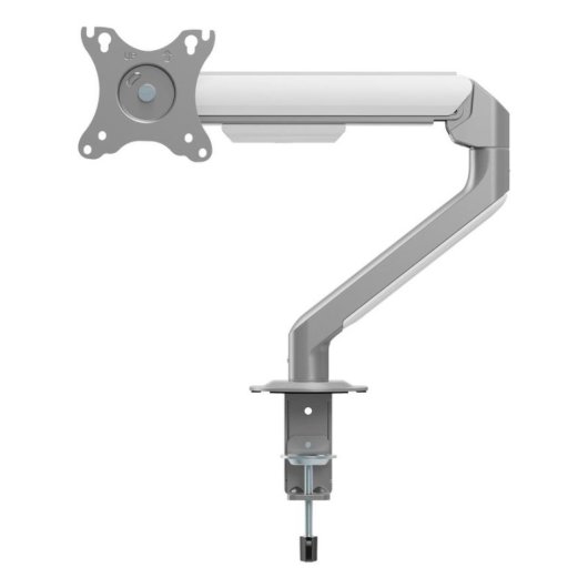 White Shark AKHENATEN Support Moniteur 17 à 32" VESA 75x75 à 100x100 Max 9Kg Bureau Argent