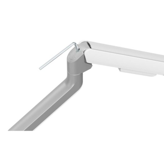 White Shark AKHENATEN Support Moniteur 17 à 32" VESA 75x75 à 100x100 Max 9Kg Bureau Argent