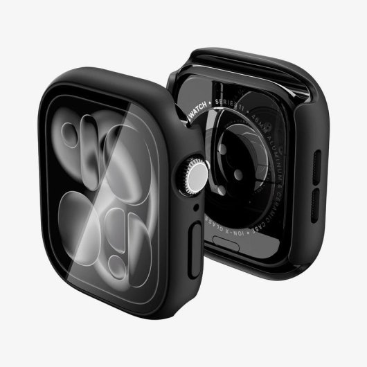 Coque Spigen Thin Fit 360 Apple Watch 46mm Noir PC