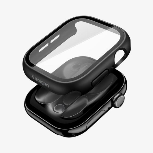 Coque Spigen Thin Fit 360 Apple Watch 46mm Noir PC
