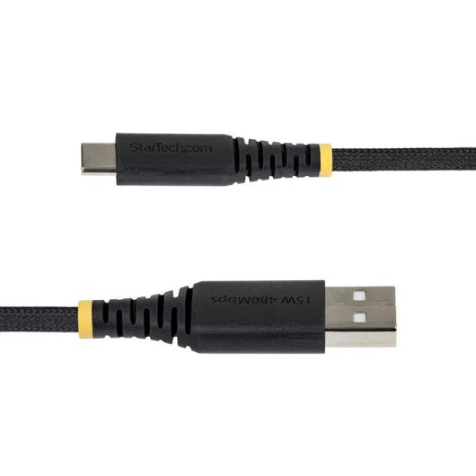 Cable StarTech USB-A a USB-C 15 cm Trenzado 15W 3A USB 2.0