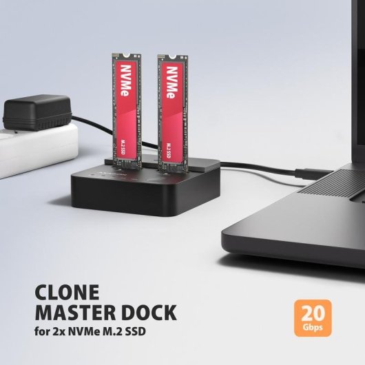 Base de connexion Axagon ADSA-M2C22L SSD M.2 USB 3.2 Gen 2x2 Type-C