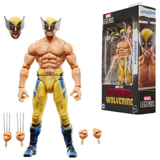 Figura de acao Hasbro Marvel Legends Lobezno Deadpool & Wolverine