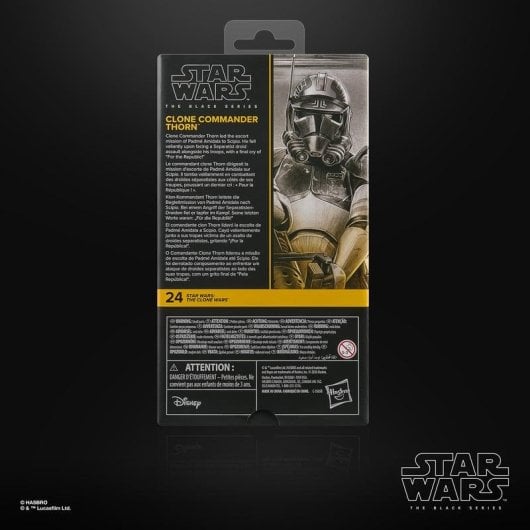 Figura de Acción Hasbro Star Wars Black Series Comandante Clon Thorn 15 cm