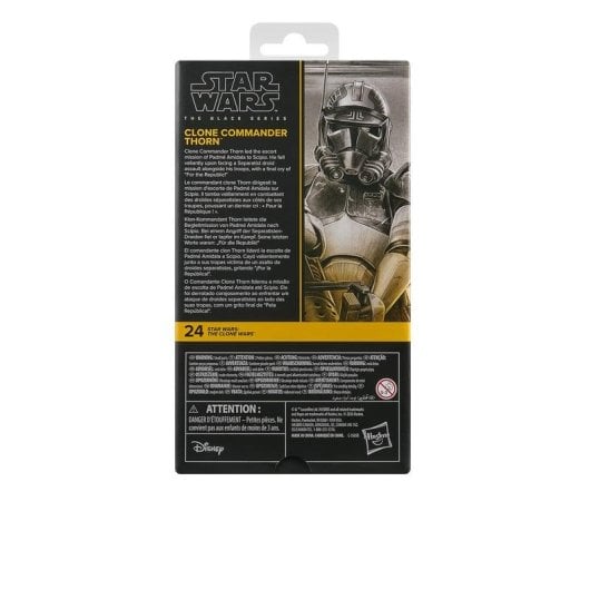 Figura de Acción Hasbro Star Wars Black Series Comandante Clon Thorn 15 cm