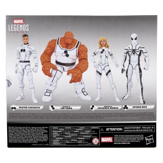 Figura Hasbro Marvel Legends Future Foundation Thing e Invisible Woman 15 cm
